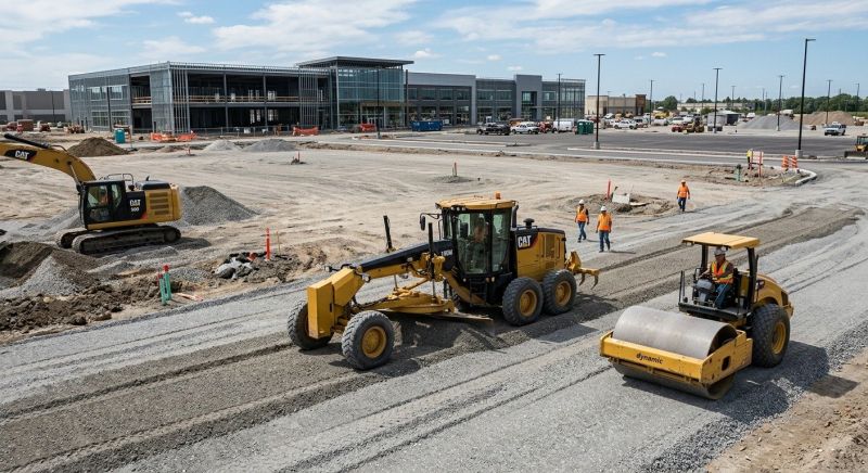 Parking Lot Leveling in Pearland, TX